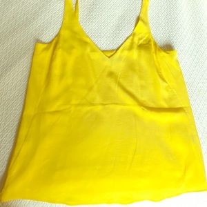 Tibi yellow camisole tank - size 6